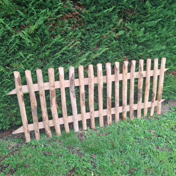 Panneau clôture naturelle à claire voie écart 5 cm