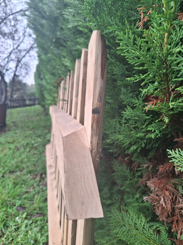 Panneau clôture à claire voie écart 5 cm