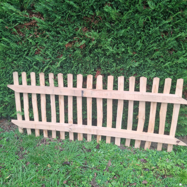 Panneau clôture naturelle à claire voie écart 5 cm