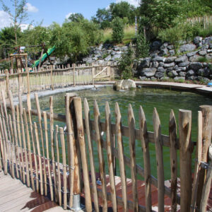 Ganivelle alpilles contour piscine