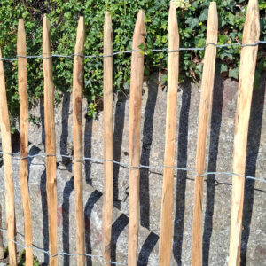 Ganivelles châtaigner fendues écart 8 cm