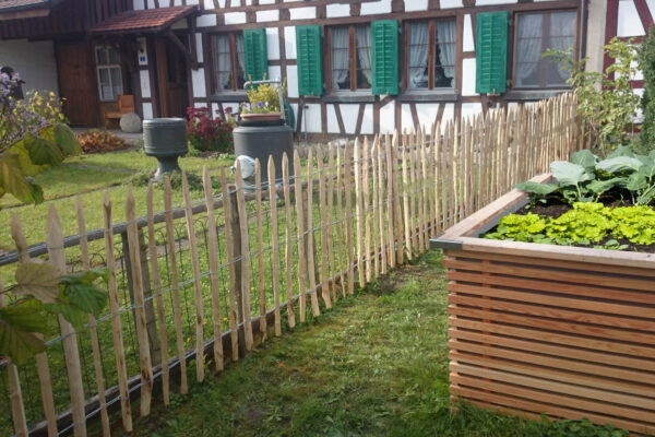 Ganivelles fendues écart 8 cm