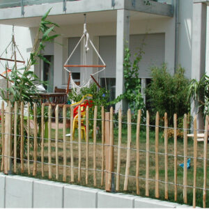 Ganivelles naturelles fendues écart 8 cm