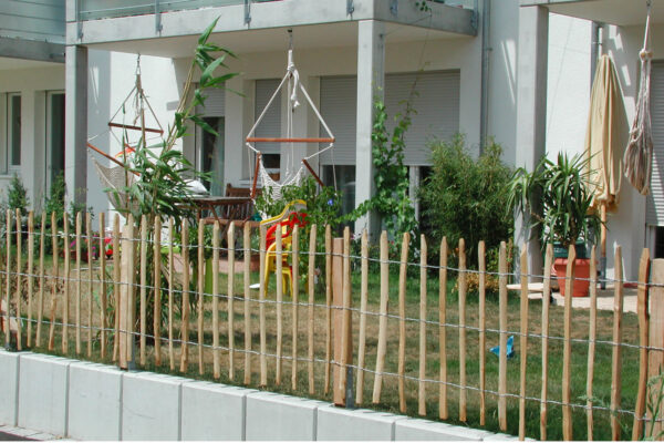 Ganivelles naturelles fendues écart 8 cm