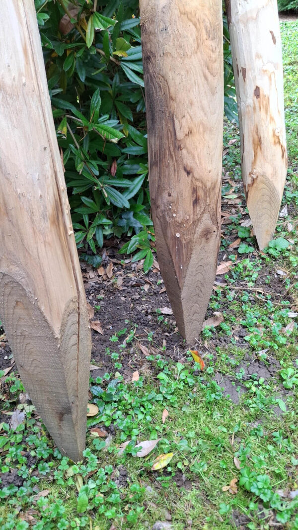 Piquets pointés 10-12 cm embouts