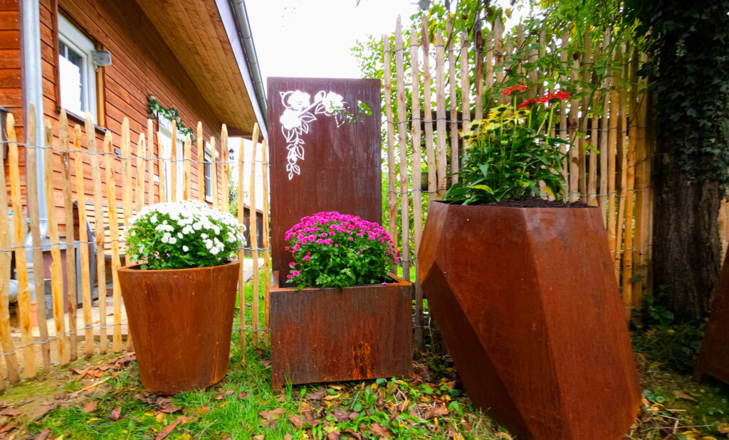 Pot en corten Matika Hibis Selena