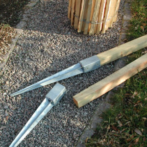 Poteaux carrés ancres