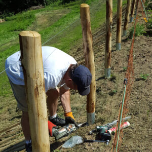 Poteaux supports enfoncer durable