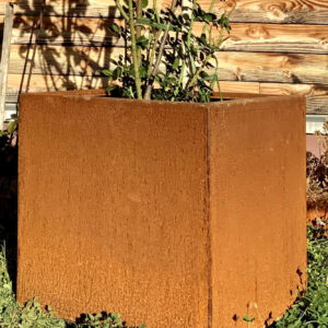 Bac à plantes en Corten® véritable Lisbeth