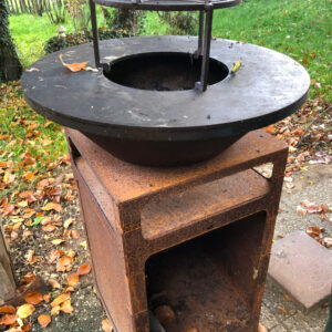 Braséro type industriel corten