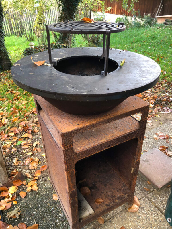 Braséro type industriel corten