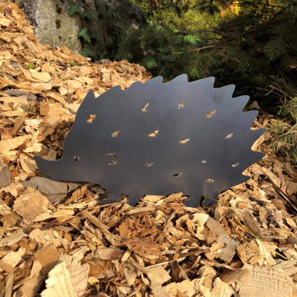 Silhouette hérisson 1 en Corten