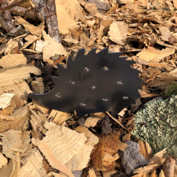 Silhouette hérisson 4 en Corten