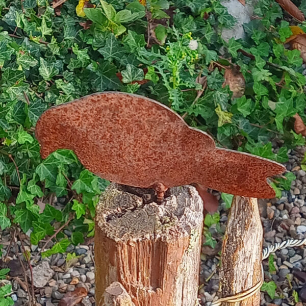 Décoration oiseau en corten 1