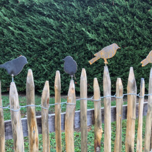Décoration en corten oiseaux