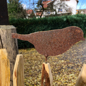 Décoration oiseau en corten 4