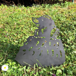 Décoration en corten Taupe