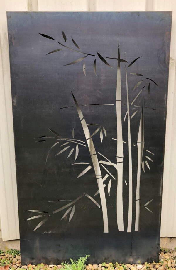 Panneau décoratif corten bambou