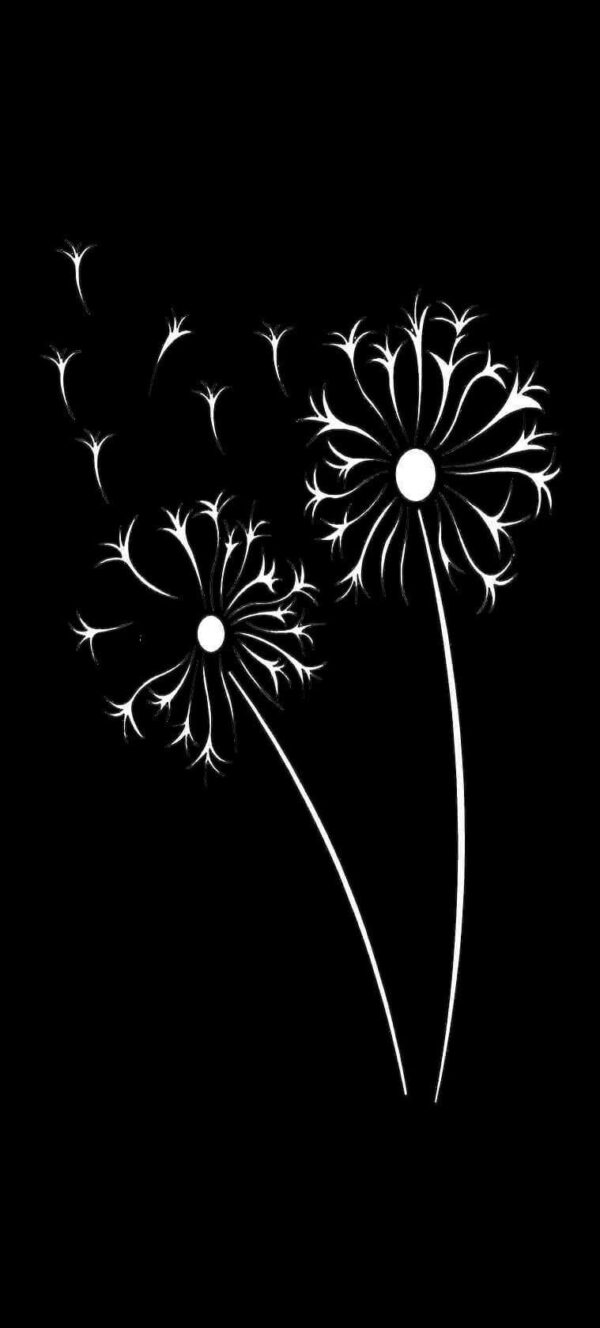 Panneau décoratif corten pissenlit