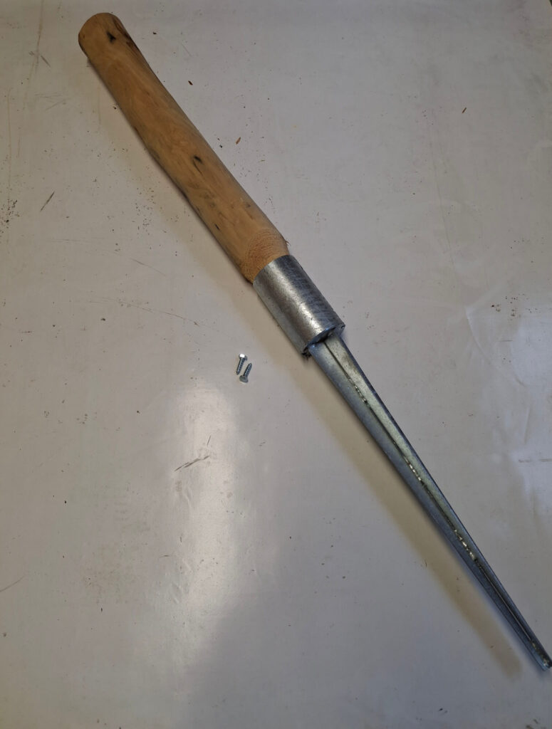 Support rond 8cm pour poteau