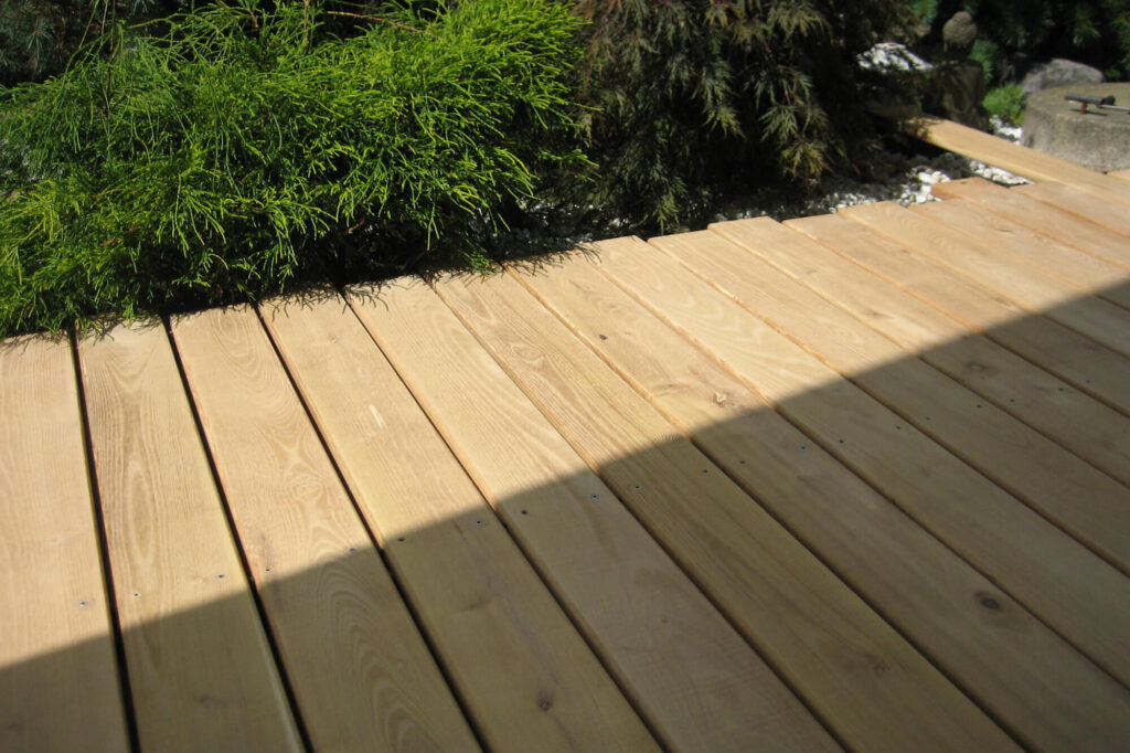 Terrasse en robinier Ligne bois