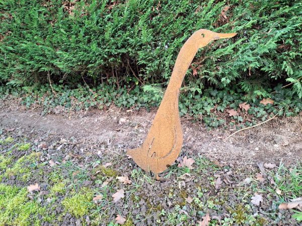 décoration en Corten canard