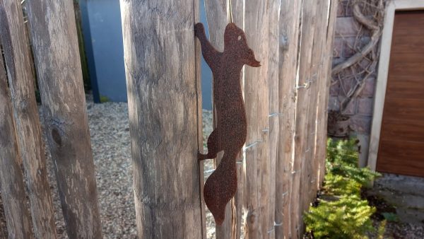 Décoration en Corten Ecureuil